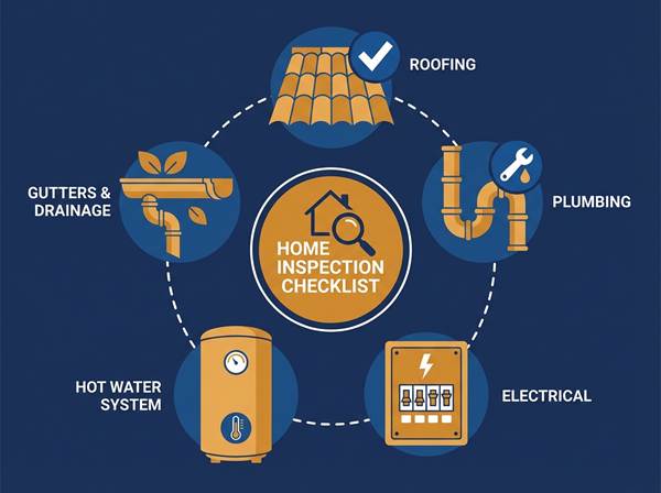 a diagram of 2026 Home Maintenance Checklist Critical Plumbing, Electrical & Roofing Inspections for Sydney Homeowners