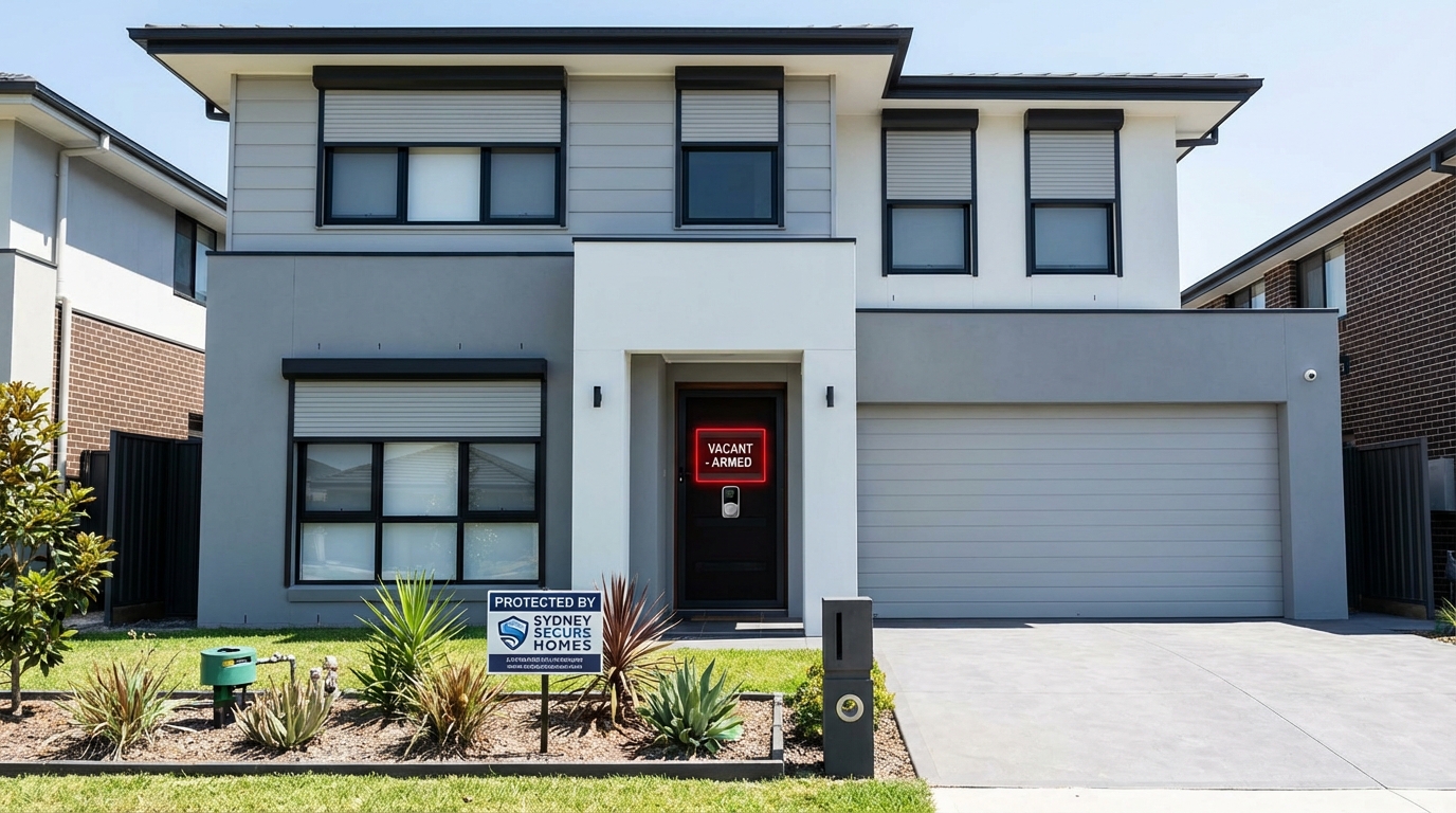 Secured Sydney home prepared for Easter holiday vacation with locked doors and professional home protection system