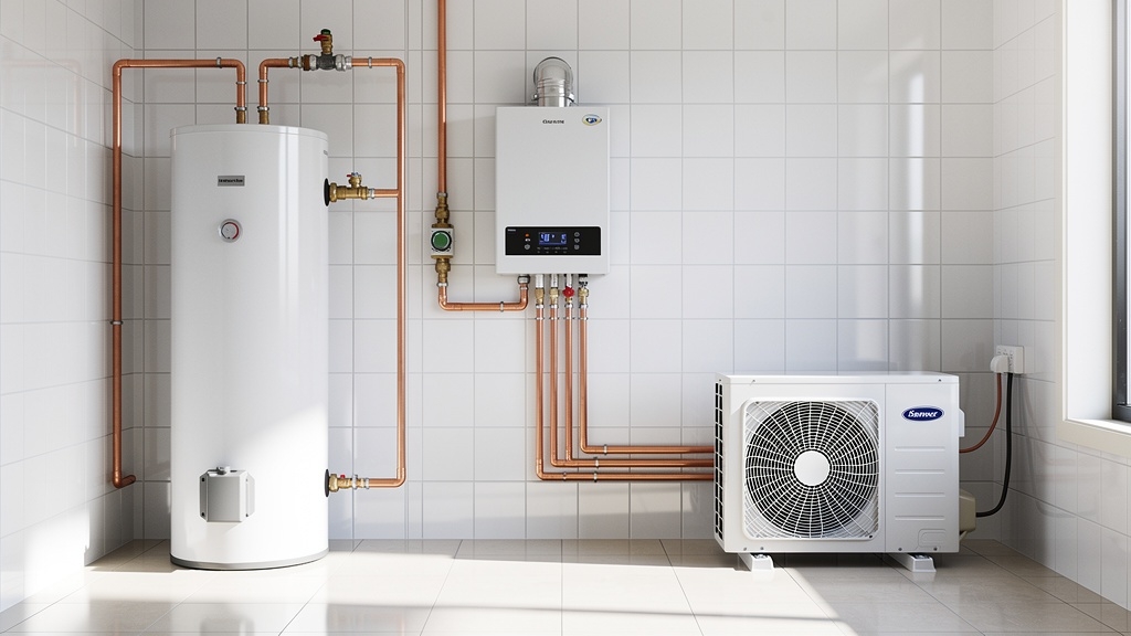Hot water system replacement cost Sydney 2026 - electric storage tank, gas continuous flow unit and heat pump comparison