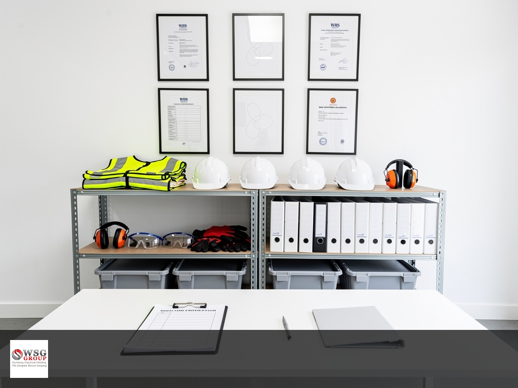 WSG Group WHS compliance documentation, safety equipment, and certification documents for CM3 prequalified contractor Sydney